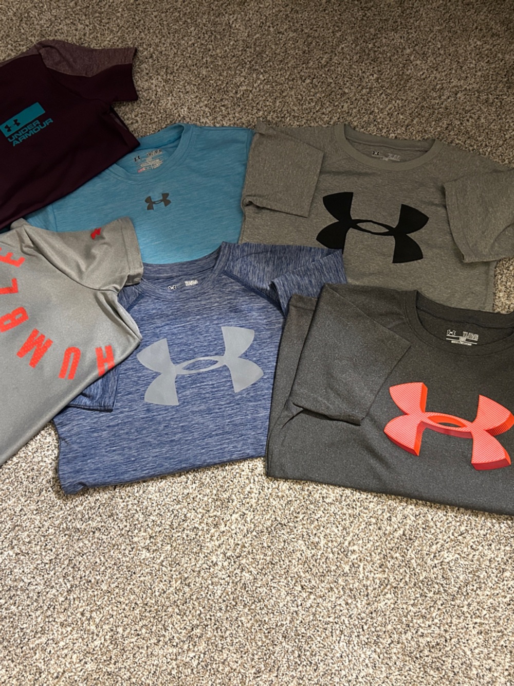 Under Armour Kids Performance Tee Bundle
